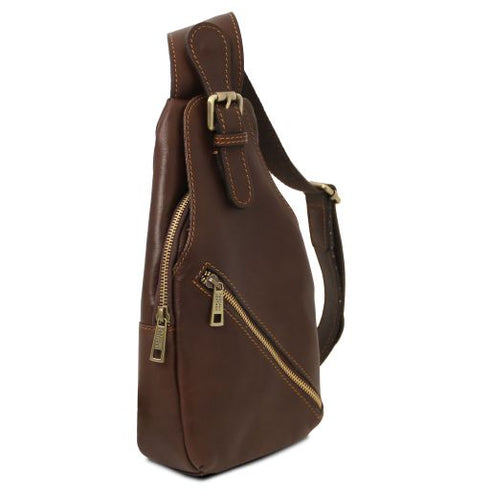 Kevin - Leather crossover bag